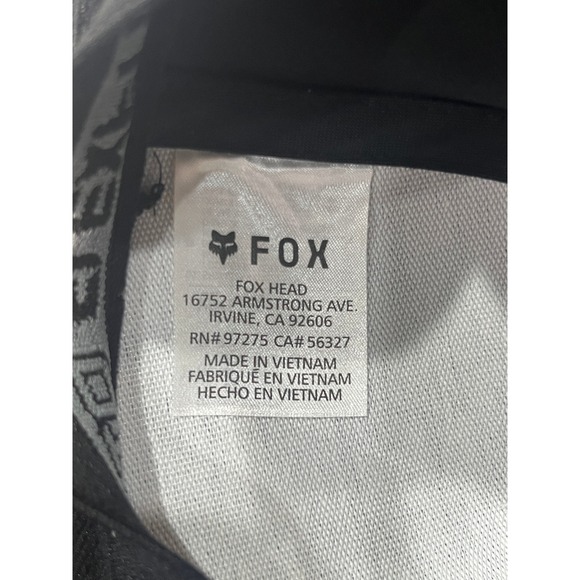 FOX Racing Black Snapback Hat Flexfit Tech Honor Conquer Invent Elevated Future - Picture 9 of 9
